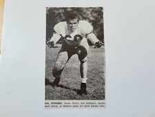 Cal Stevenson Texas Tech University 1948 S&S Football Pictorial CO Panel