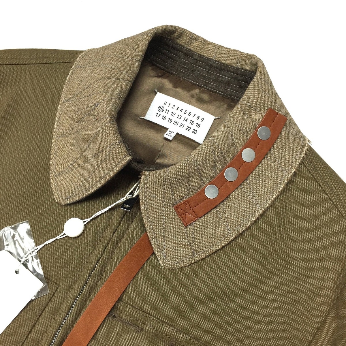 NWT $2165 Maison Margiela Olive Surgery Stitch Military NWT $2165 Maison Margiela Olive Surgery Stitch Military