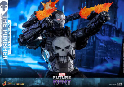 Hot Toys VGM33D28 1/6 Future Fight The Punisher War Machine Action