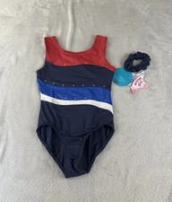 Moret Active Girl Gym Tank Leotard Fun Stars Dry Tech Performance Dance Small