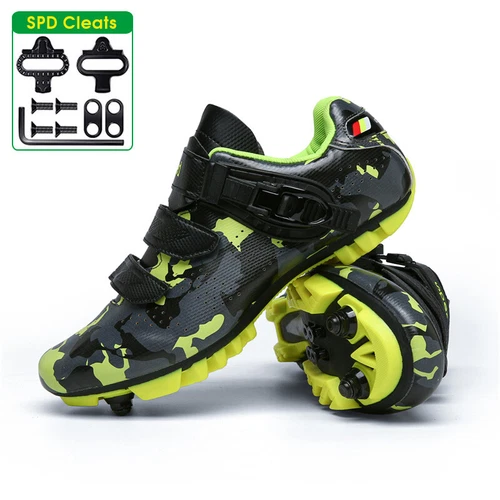 MTB Schuhe Außen Rennen Rennrad Mit SPD Stollenschuhe Herren Mountainbike Schuhe - Bild 17 von 38