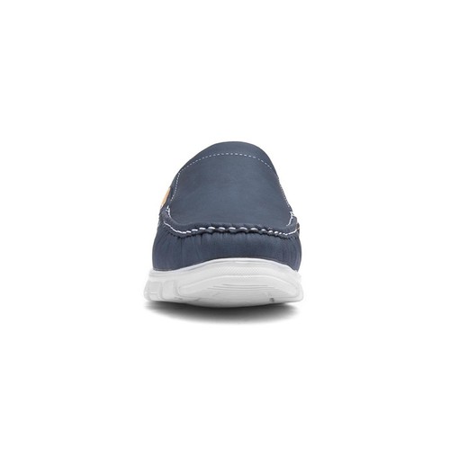 Cushion Walk Mens Shoes Navy Slip On Casual Boat Shoes Declan SIZE eBay