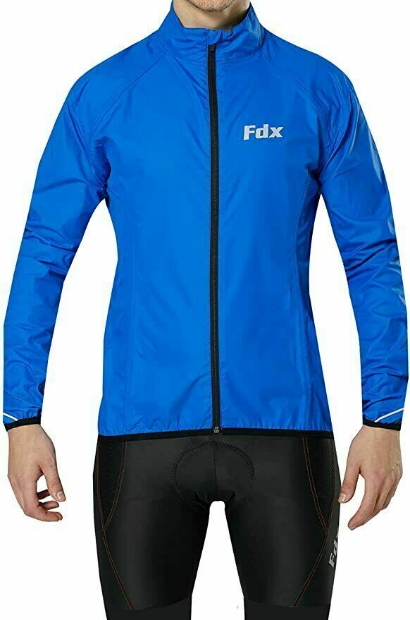 Men's Waterproof Cycling Jacket Breathable Lightweight Hi Viz