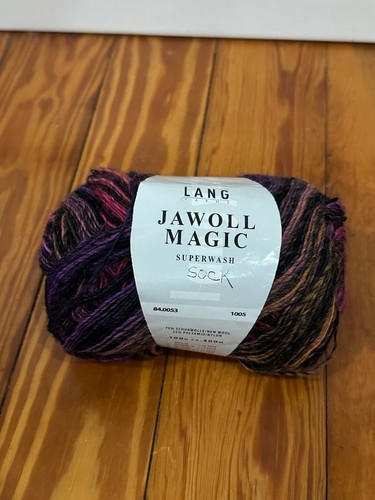 Lang Yarns Jawoll Magic Sock Yarn Variegated 75 New Wool 25 Nylon Multi Color