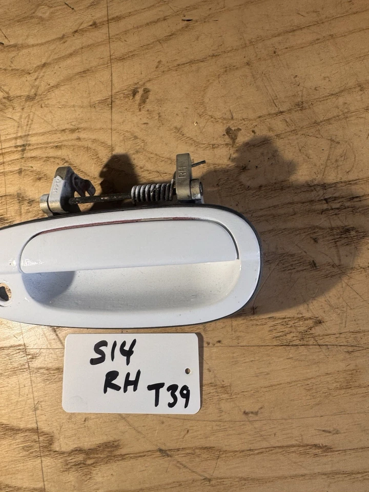 Manija de puerta exterior derecha lado pasajero Nissan 240sx S14 95-98 OEM RH Foto 3 de 4