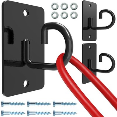 KOMOHOM (3PCS) Wall Mount Workout Anchors,Resistance Band Wall Anchor,Space S...
