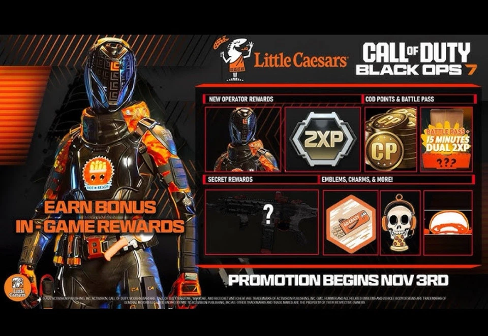 Black Ops 7 🍕 Call of Duty Skin Emblem Charm ONE ITEM (BUY 5 GET 1 FREE) BO7 - Image 2 of 2