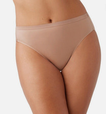 Wacoal Women's Beige Inner Sheer Hi-Cut Panties Size Medium 871397 NWT