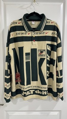 Nike x Cactus Plant Flea Market Longsleeve Polo Size M CPFM Team