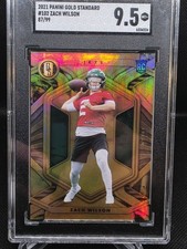 2021 Panini Gold Standard #102 Zach Wilson RC /99 SGC 9.5 Mint Jets!!
