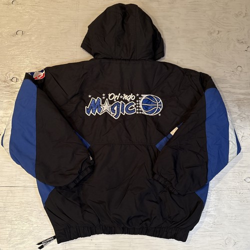 Chaqueta con Capucha Vintage Años 90 Starter NBA Orlando Magic Pullover 1/2 Cremallera Talla XL - Imagen 18 de 24