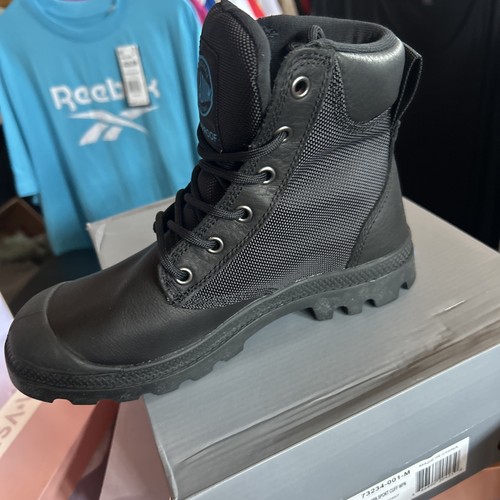 Palladium Pampa Sport WPN Black Womens Size 6 EU 37 Waterproof Boots - Picture 4 of 5