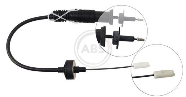 Kupplungsseil Kupplungszug A.B.S. K26440 FüR Seat VW 1G1 19E Golf Jetta 2 1G2 3-image