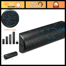 High Density Foam Roller for Exercise Recovery - 18" Blue Speckled Fitness Too