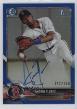 2018 Bowman Chrome Prospect Blue Refractor /150 Antoni Flores #BCPA-AF Auto 1g2c