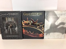 Game of Thrones Seasons 1, 2 and 3 DVD Complete with Box Inserts - TESTED