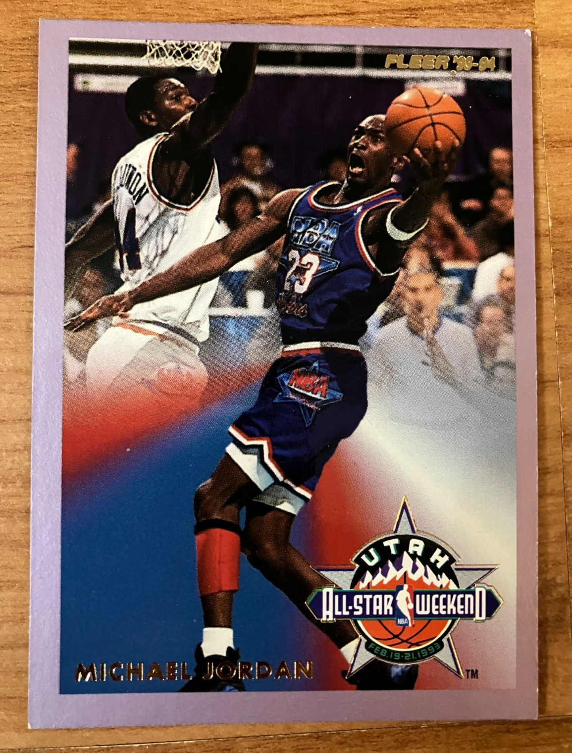 CHICAGO BULLS: 1993-94 Fleer Basketball #5 Michael Jordan All-Star Weekend