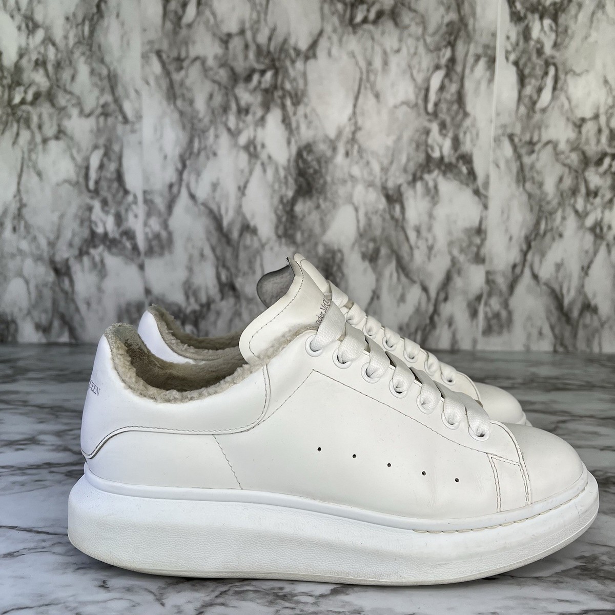 Alexander Mcqueen Sneakers Men Size 43 Leather Oversized Fits 10
