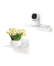  Floating Shelves for Wall, Mini Wall Shelf, 6" Display Shelves 4.8*6.1in White