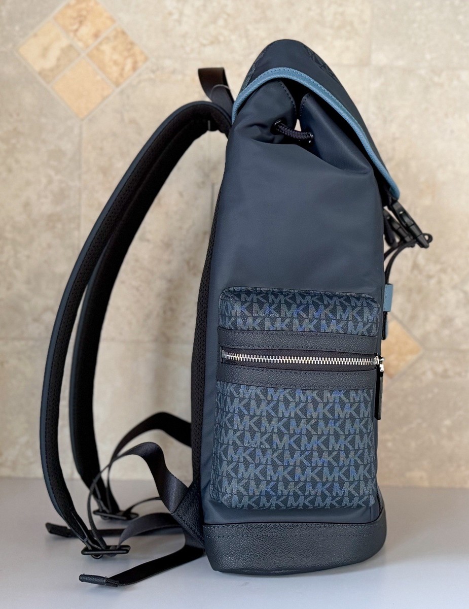 Michael Kors Cooper Large Utility City Backpack MK Cornflower Blue