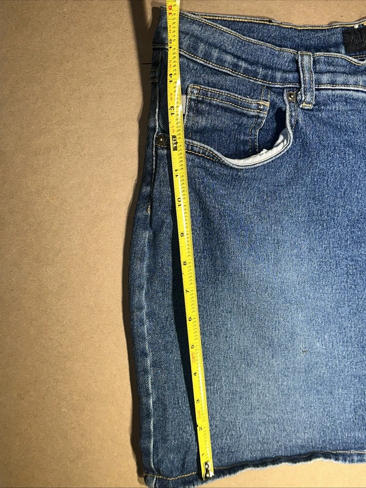 Y2K Vintage Baby Phat Denim Mini Skirt Size 15 Juniors Stretch Blue Jean - Image 4 of 4