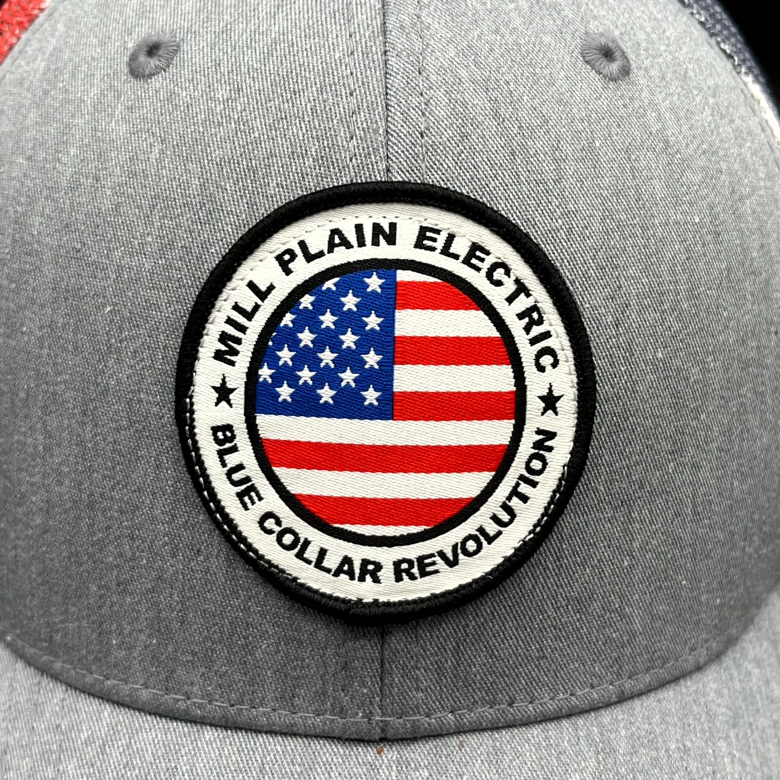 USA Flag Mill Plain Electric Patch Hat Richardson… - image 6