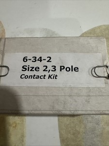 6-34-2 Cutler-Hammer Replacement Contact Kit, Size 2 / 3 Pole Kit