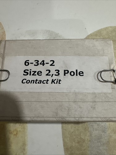 6-34-2 Cutler-Hammer Replacement Contact Kit, Size 2 / 3 Pole Kit