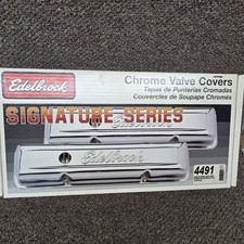 Edelbrock 4491 1958-79 Mopar Brb Series Signature Valve Covers 361-440 V8 Edelbrock 4491 1958-79 Mopar Brb Series Signature Valve Covers 361-440 V8