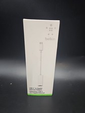 BELKIN USB-C TO GIGABIT ETHERNET ADAPTER RJ45 UNIVERSAL PC/MAC/IPAD/CHROMEBOOK