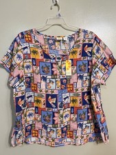 C&C California 100% Linen Colorful Patterned ...
