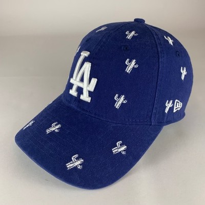 Los Angeles Dodgers MLB Womens Blue New Era 9Twenty Cactus Print Strapback Hat