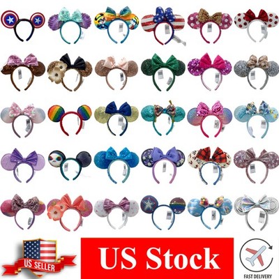 Disney-Park's Hairband 2025 Mickey Ears Rapunzel Tangled  Pascal Belle Headband
