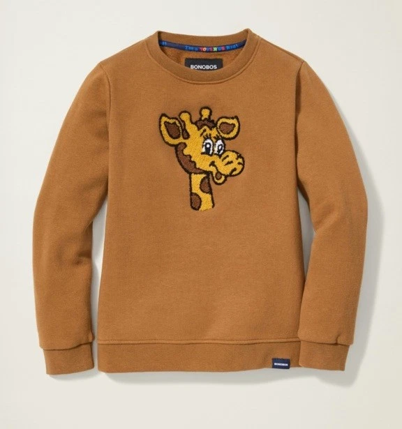 Sudadera Bonobos Niños Geoffrey Cuello Redondo Gráfico Goma Talla 10 Foto 2 de 4