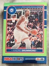 2024-25 NBA Hoops Andre Drummond #134 Lime Green Premium Prizm /149
