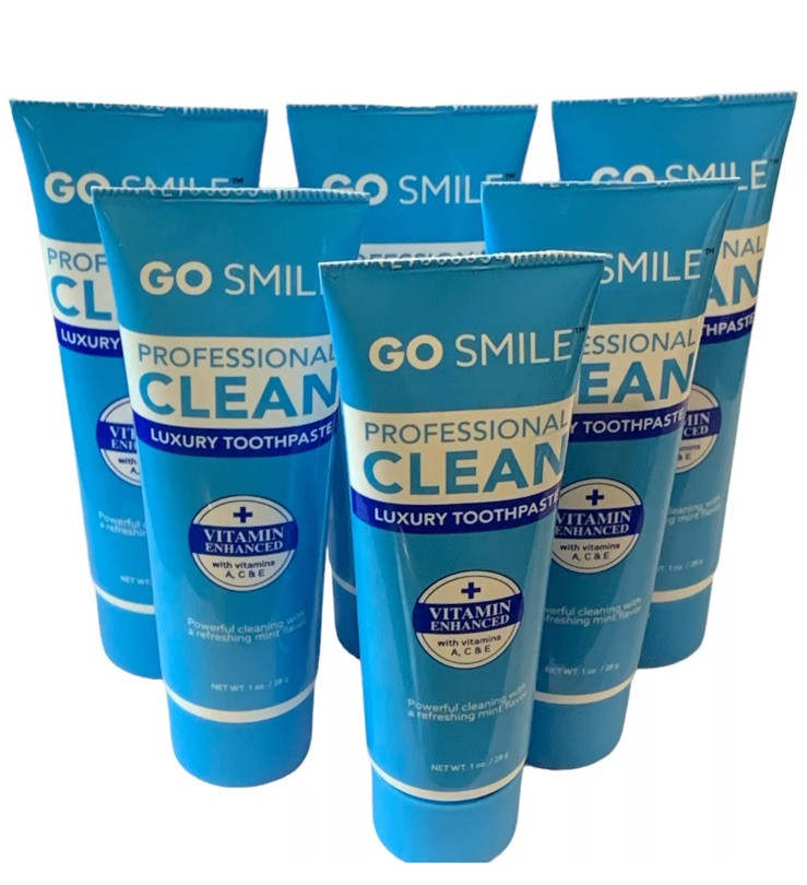 GO SMILE Professional Clean Luxury Whitening Toothpaste, 1 o
