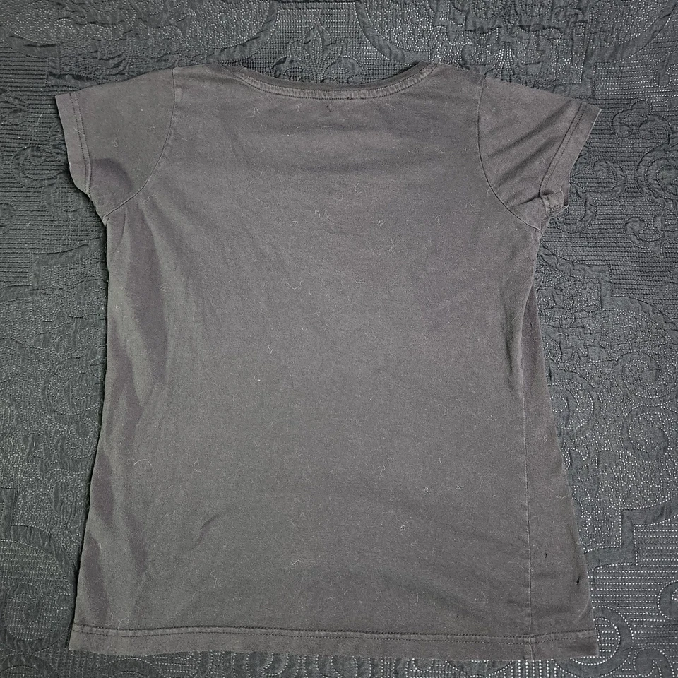 Lucky 13 Womens Skull Bow Baby Doll Shirt Sz XL - Punk / Rockabilly  - Image 2 of 4