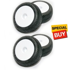 Traxxas Response Pro Tire On White Dish Wheel Front / Rear : 1/16 E-Revo / VXL