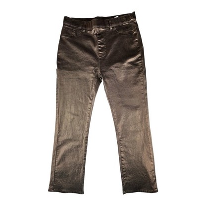 NWT Anna & Ava Bronze Metallic Leggings Straight Leg Women s Size XL