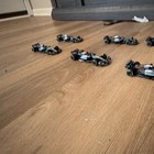Nascar Formula 1 Diecast Race Car Lot - Black & Silver Miniature Cars — photo 2