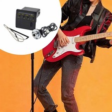Folk Guitar EQ Pickup 2 Band Preamp Accessories 6.35mm Audio Output Jack