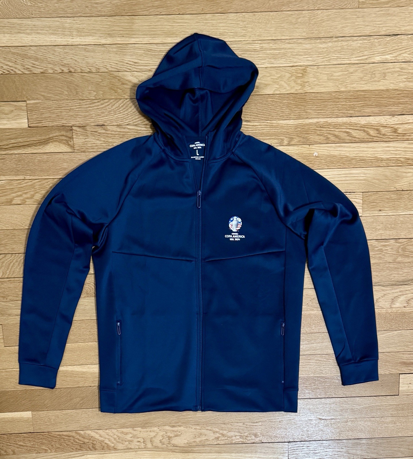 Conmebol Copa América EE. UU. 2024 Cremallera Completa Sudadera Sudadera Chaqueta - L