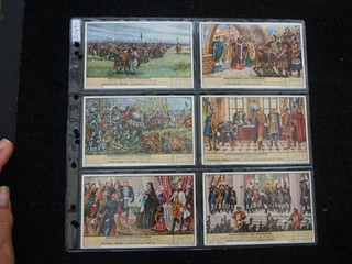 ONE COMPLETE SET OF SIX LIEBIG TRADE CARDS