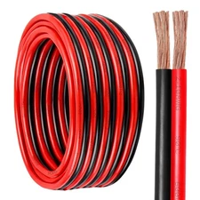 10 Gauge Wire 2 Conductors Copper Wire, 10 AWG 10 30FT, Multicolored 