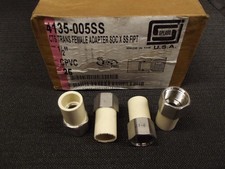 SPEARS 4135-005SS 1/2" CTS CPVC Stainless SS Threaded Female Adapter Box qty 25