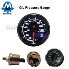 2 52mm Digitalpointer 7 Color Led Oil Pressure Gauge 0-100psi W Sensor