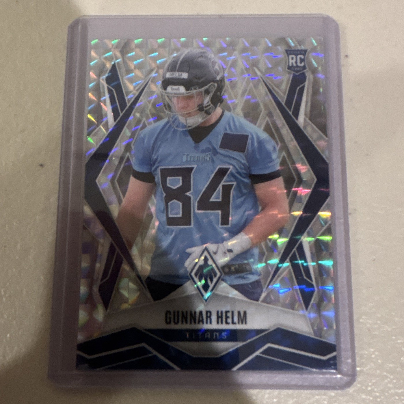 Panini 2025 Phoenix - Rookies Gunnar Helm #246 Silver Pyramids RC Titans