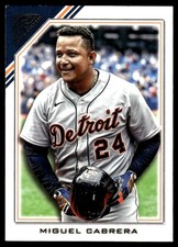 Miguel Cabrera 2022 Topps Gallery #91 Tigers Insert ? SEE SCAN! FREE SHIPPING