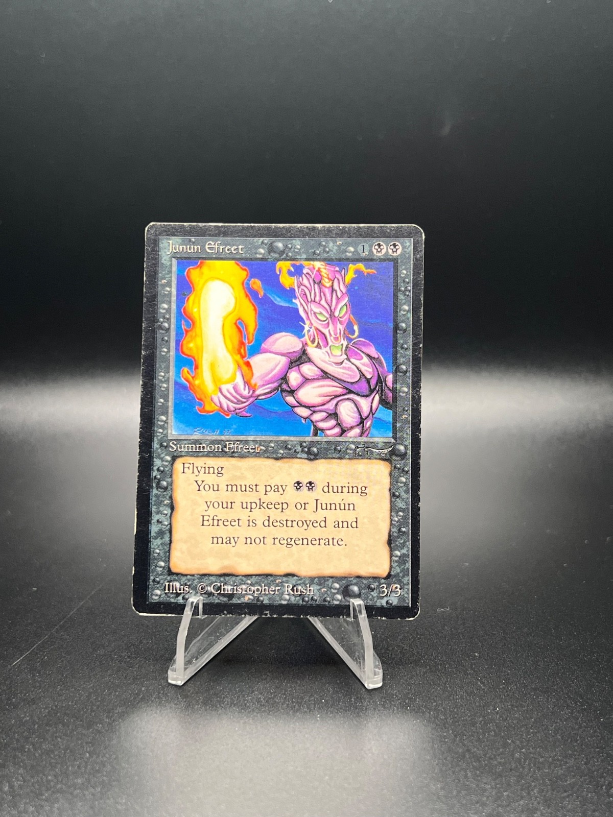 Magic: The Gathering Junun Efreet Arabian Nights Creature Regular