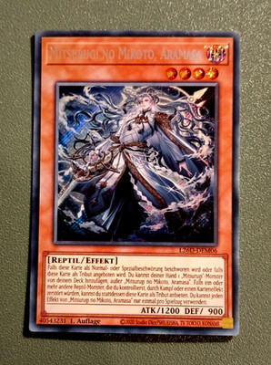 Yu-Gi-Oh! - Mitsurugi No Mikoto, Aramasa - L26D-DEM06 - SeRa - Sammelkarte - neu